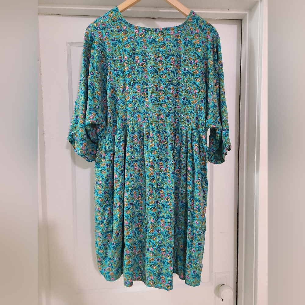 Natural Life Stella V-Neck Mini Dress Size Large - Picture 5 of 5